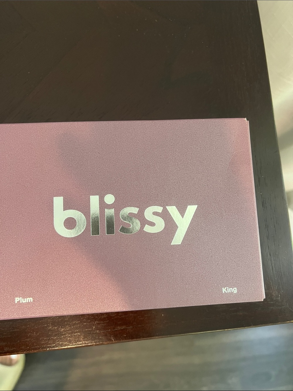 Blissy Plum Pillowcase Set - King